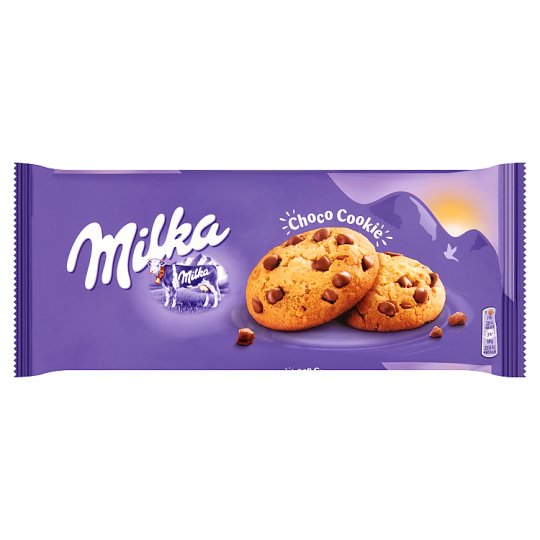 Milka Choco Cookie keksz alpesi tejcsokoládé darabokkal 168 g