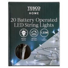 Tesco Home Battery Operated LED String Lights 20 pcs