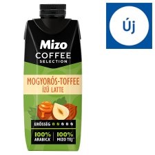 Mizo Coffee Selection Latte mogyorós-toffee ízű UHT zsírszegény kávés tej 250 ml