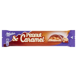 Milka alpesi tejcsokoládé földimogyorós karamellás töltelékkel 37 g