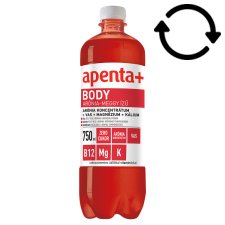 Apenta+ Body Aronia-Sour Cherry Flavor Non-Carbonated Soft Drink with Sweeteners, Vitamins 750 ml