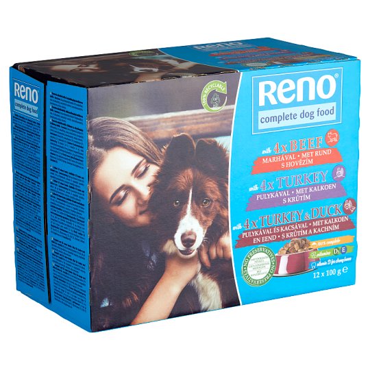 Reno teljes értékű állateledel felnőtt kutyák számára szószban 12 x 100 g