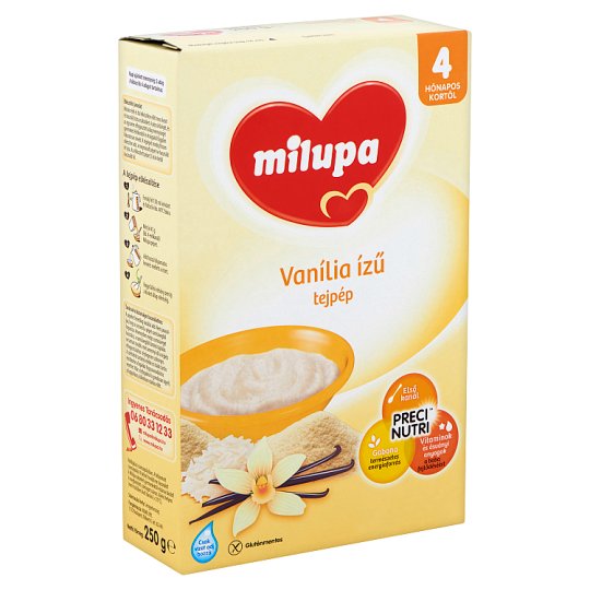 Milupa vanília ízű tejpép 4 hónapos kortól 250 g