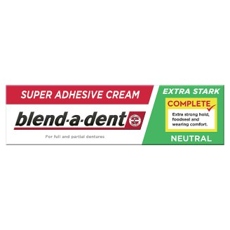 Blend-a-dent Complete Semleges Ízű Műfogsorragasztó, 47 g