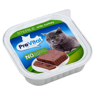 PreVital teljes értékű állateledel ivartalanított macskák számára pulykával 100 g