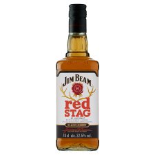 Jim Beam Red Stag cseresznye ízesítésű Bourbon whiskey alapú likőr 32,5% 0,7 l