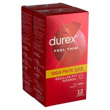 Durex Feel Thin Condoms 2 x 12 pcs 