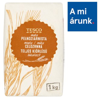 Tesco teljes kiőrlésű búzaliszt 1 kg