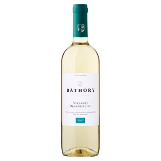 Báthory Villányi Olaszrizling classicus száraz fehérbor 12% 750 ml