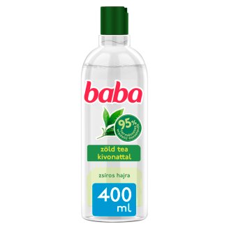 Baba sampon zsíros hajra zöldtea-kivonattal 400 ml