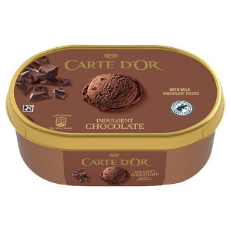 Carte D'Or csokoládés jégkrém tejcsokoládé darabokkal 1000 ml