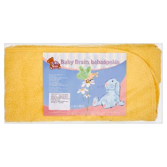 Baby Bruin frottír kapucnis fürdőlepedő 80 x 90 cm