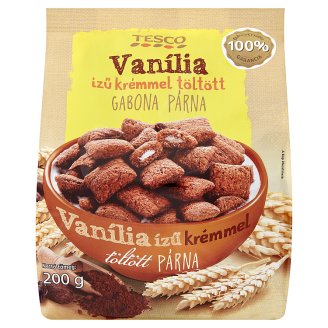 Tesco vaníliaízű krémmel töltött gabona párna 200 g