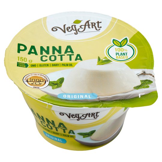 VegArt vegán panna cotta jellegű növényi desszert készítmény 150 g