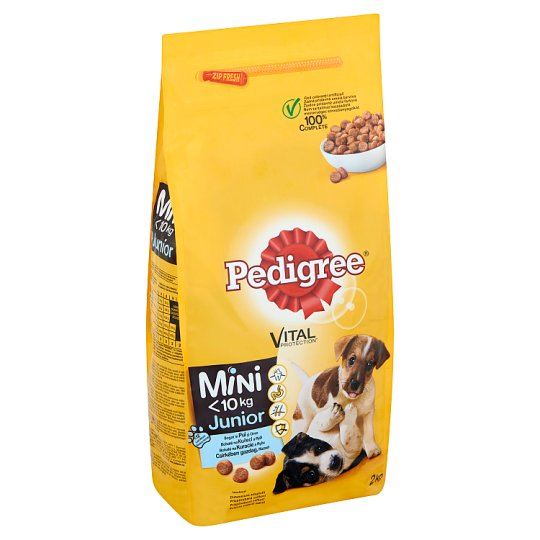 Pedigree Vital Protection Junior teljes értékű eledel kölyökkutyák számára csirkével és rizzsel 2 kg