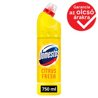 Domestos Extended Power Citrus Fresh sűrű, fertőtlenítő hatású tisztítószer 750 ml