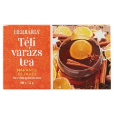 Herbária Winter Magic Tea Orange-Cinnamon Flavoured Fruit Tea 20 Tea Bags 30 g