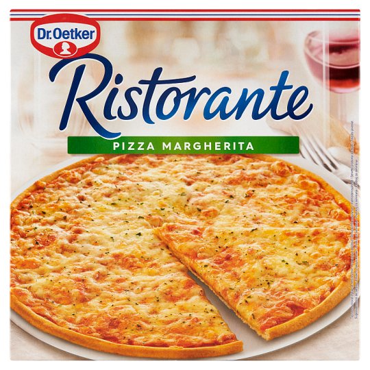 Dr. Oetker Ristorante Pizza Margherita gyorsfagyasztott pizza mozzarella- és gouda sajttal 295 g
