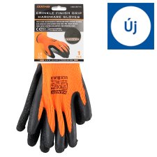 Handy Crinkle Finish Grip Hardware Gloves L