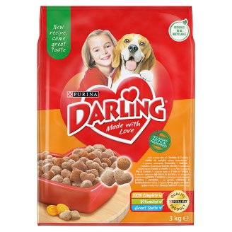 Darling teljes értékű állateledel felnőtt kutyák számára szárnyassal és zöldségekkel 3 kg