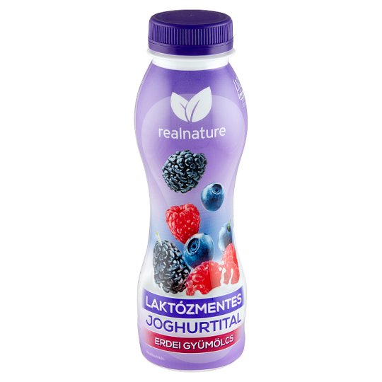 Real Nature Lactose Free Berry Yogurt Drink 300 g