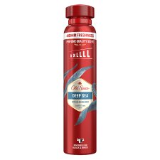 Old Spice Deep Sea  Deo Spray Férfiaknak, Akár 48 Órás Frissesség, Alumíniummentes, 250 ml