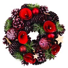 Snow Meister SM2488 Christmas Wreath 25 cm