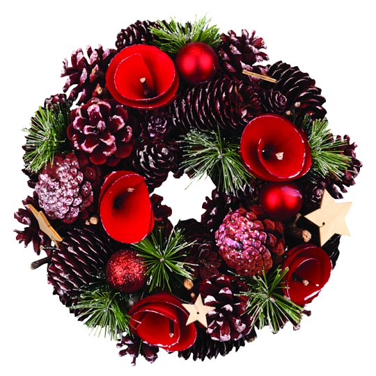 Snow Meister Christmas Wreath Ø 25 cm Tesco Online, Tesco From Home