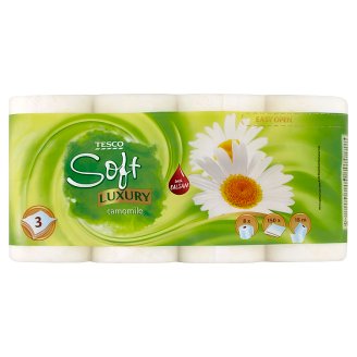 Tesco Soft Luxury Camomile toalett papír 3 rétegű 8 tekercs