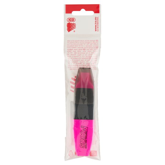ICO Focus Pink Highlighter Tesco Online, Tesco From Home, Tesco Doboz