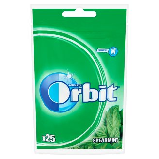 Orbit Spearmint mentaízű cukormentes rágógumi édesítőszerrel 25 db 35 g