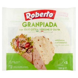 Roberto Gran Piada búzalisztből készült kenyér extra szűz olívaolajjal 330 g