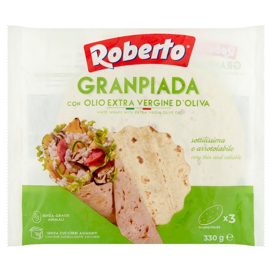 Roberto Granpiada búzalisztből készült kenyér extra szűz olívaolajjal 330 g