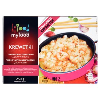 MyFood gyorsfagyasztott fokhagymás vajas garnélarák 250 g
