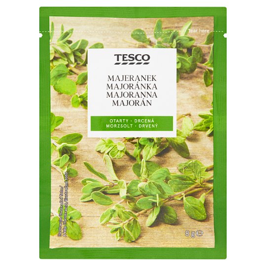 Tesco Crumbled Marjoram 8 g
