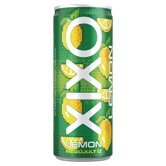 XIXO Lemon citromízű, csökkentett energia- és cukortartalmú szénsavas üdítőital 250 ml