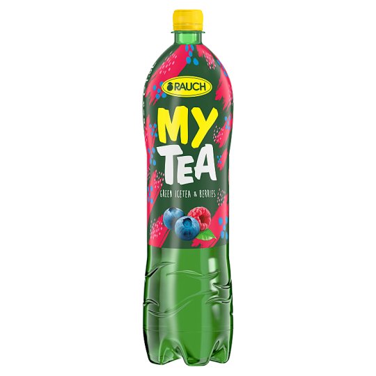 Rauch My Tea IceTea piros gyümölcs üdítőital zöld teából 1,5 l