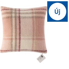 F&F Home Blush Mohair Checked Cushion kockás párna 45 cm x 45 cm