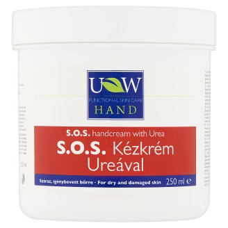 UW S.O.S. kézkrém ureával száraz, igénybevett bőrre 250 ml