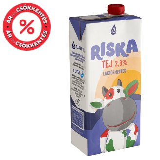 Riska laktózmentes UHT tej 2,8% 1 l