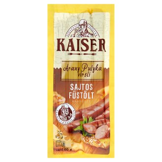 Kaiser Arany Pulyka sajtos füstölt virsli 140 g