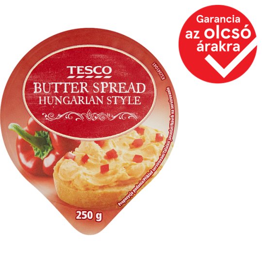 Tesco magyaros vajkrém 250 g