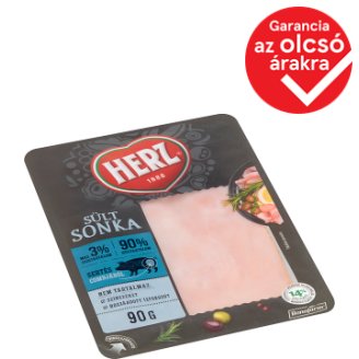 HERZ Gála szeletelt sült sonka 90 g