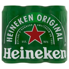 Heineken minőségi világos sör 5% 6 x 0,5 l 