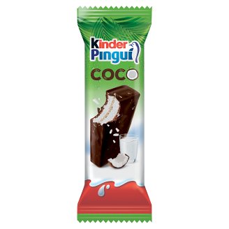 Kinder Pingui Cocco tejcsokoládéval bevont, tejes és kókuszos töltésű sütemény 30 g