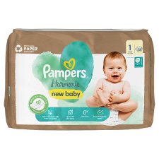 Pampers Harmonie Nappies Size 1, 35 Nappies, 2kg-5kg