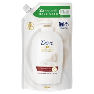 Dove Fine Silk szépségápoló folyékony krémszappan utántöltő 500 ml