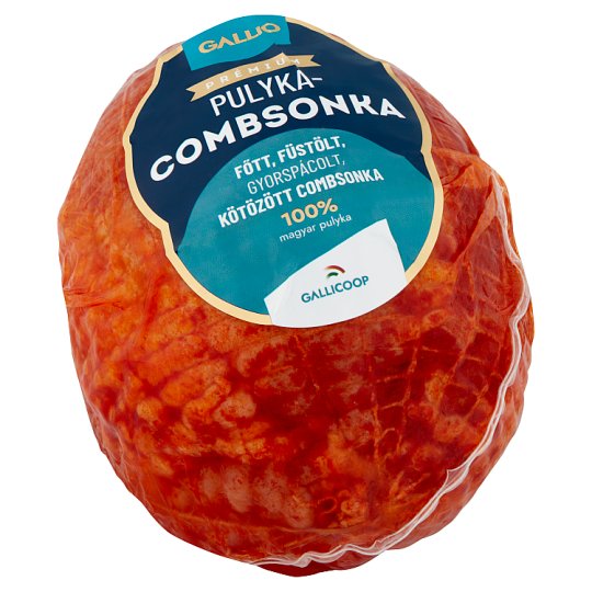 Gallio Premium Boiled, Smoked, Quick Marinated, Tied Turkey Leg Ham