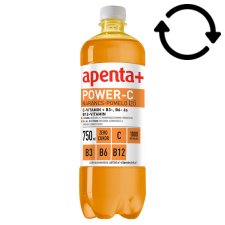 Apenta+ Power-C Orange-Pomelo Flavour Non-Carbonated, Energy-Free Soft Drink with Sweeteners 750 ml