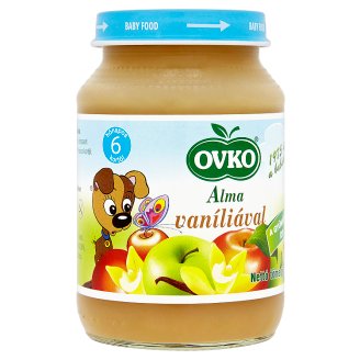 Ovko glutén- és tejszármazékmentes alma vaníliával bébidesszert 6 hónapos kortól 190 g
